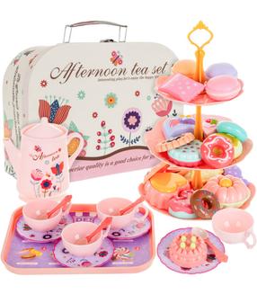 Игрушечный чайный сервиз, - Kruzzel Afternoon 26367, многоцветный