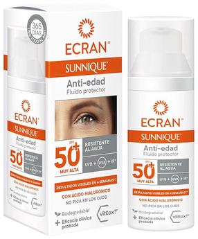 Päevituse hooldusvahend tooted näole Ecran Sunnique SPF50+, 50 ml