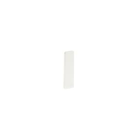 Põrandaliistu otsadetail Cezar MasterLine W-PS-ZLPML60-MR9003, 1.6 cm x 6 cm x 1.5 cm, valge v., 2 tk