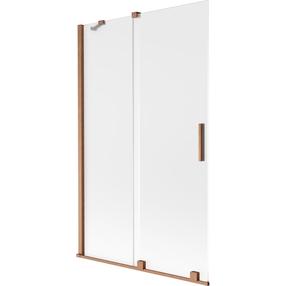 Ванная стенка Mexen Velar, 110 см x 150 см, brushed copper цв./фактура: матовая