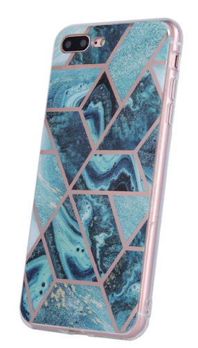 Telefoni ümbris Fusion Geometric, sinine v., Apple