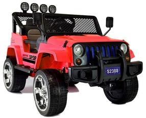 Детский электромобиль Lean Toys Jeep S2388, красный цв.
