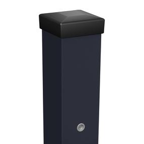Столб Polargos W3476, 220 x 10 x 10 см, квадратный, антрацитовый цв.