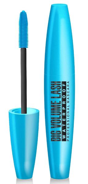 Skropstu tuša Eveline Big Volume Lash Waterproof, 9 ml, melna krās. black