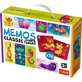 Galda spēle Trefl Memo Classic Plus Cute Monsters 02273T