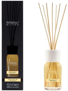 Namų kvapas, kvapiosios lazdelės Millefiori Milano Honey & Sea Salt, 100 ml