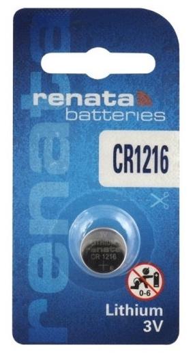 Baterijas Renata Tablet Battery, CR1216, 3 V