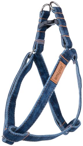 Шлейки для собак Amiplay Denim, темно-синий цв., 300 - 550 мм x 15 мм, 30-55