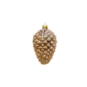 Eglutės žaisliukas Christmas Touch L081433, aukso sp., 12 cm, stiklas