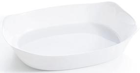 Keramikinis kepimo indas Luminarc Smart Cuisine Carine, balta, 37 cm x 37 cm