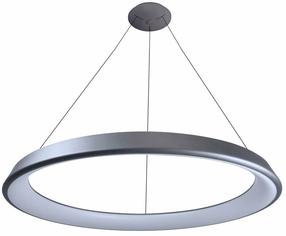 Šviestuvas lubų CristalRecord Lizer, LED, 3000 °K, 1 x 72 W, balta sp. / sidabro sp.