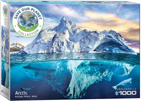 Dėlionė Eurographics Save Our Planet Arctic, 67.56 cm x 48.89 cm, 1000 vnt., mėlyna sp./balta sp.