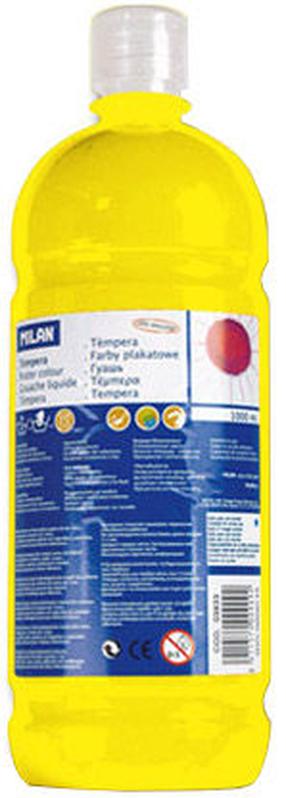 Värv guašš Milan Yellow, 1000 ml, 1 värv.