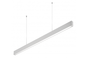 Šviestuvas kabinamas GTV Livia LD-LIV40WNB-00, LED, 4000 °K, 1 x 40 W, balta sp. / balta sp.