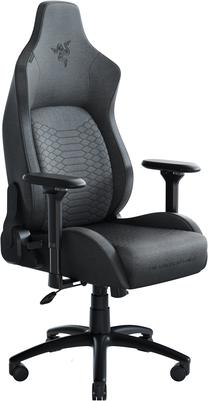 Spēļu krēsls Razer Iskur, 66.5 x 74.5 x 127 - 137 cm, tumši pelēka krās.