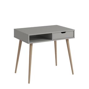 Письменный стол с ящиками Kalune Design Offer, 90 см x 60 см, 80 см, серый цв.
