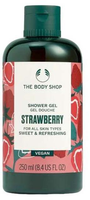Kūno prausimosi želė The Body Shop Strawberry, 250 ml