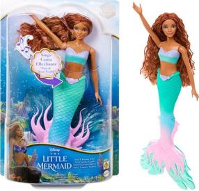 Кукла Mattel Disney Princess Little Mermaid Ariel HMX22, 30 см, зеленый цв.