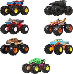 Žaislinis automobilis Mattel Hot Wheels Monster Trucks Oversized FYJ83, 1:24, (spalva/dizainas parenkami atsitiktine tvarka)