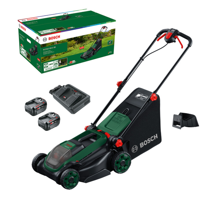 Akuga muruniiduk Bosch Rotak 18V2-38, 38 cm