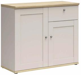 Komoda Stockholm S239-KOM2D1S/9/10-UKA/DMU, kašmyro sp./mauvella oak sp., 88 cm x 103 cm x 43 cm