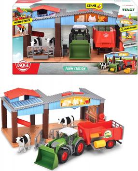  Игрушечные тракторы с аксессуарами Simba Dickie Toys Fendt Farm Station 203735003, многоцветный