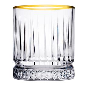 Glāžu komplekts Pasabahce Elysia Gold, stikls, 0.210 l, 4 gab.