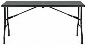 Садовый стол MultiGarden, черный цв., 153 см x 80 см x 73.5 см