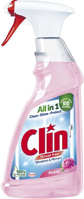 Stiklu un spoguļu tīrīšanas līdzeklis Clin, 0.5 l