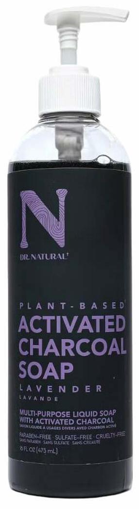 Жидкое мыло Dr. Natural Activated Charcoal Lavender, 473 мл