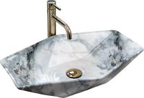 Vonios praustuvas Rea Vegas Granit, keramika, 57 cm x 37 cm x 12 cm, marmuro sp.