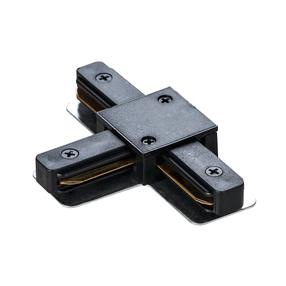 Elektrinė jungtis bėginei sistemai DPM X-Line PROFILE RECESSED T-CONNECTOR STTB, 0, nėra gaubto / juoda sp.