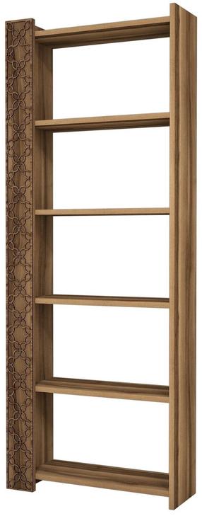 Напольная полка Kalune Design City 845HCT3607, ореховый цв., 170 см x 64.6 см x 24.2 см
