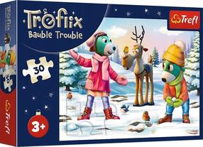 Puzle Trefl The Trefliks' Christmas Time, 27 cm x 20 cm, 30 gab.