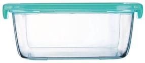Контейнер для еды Luminarc Keep n Food, 1.22 л, 18 см x 18 см, прозрачный цв./синий цв.