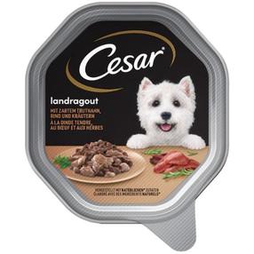 Šlapias šunų maistas Cesar C04820A, jautiena/kalakutiena, 0.15 kg