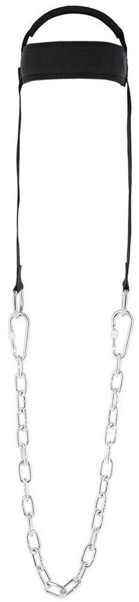 Fitnesa piederumi HMS Neck Muscle Exercise Device HD03, 73 cm, melna krās.