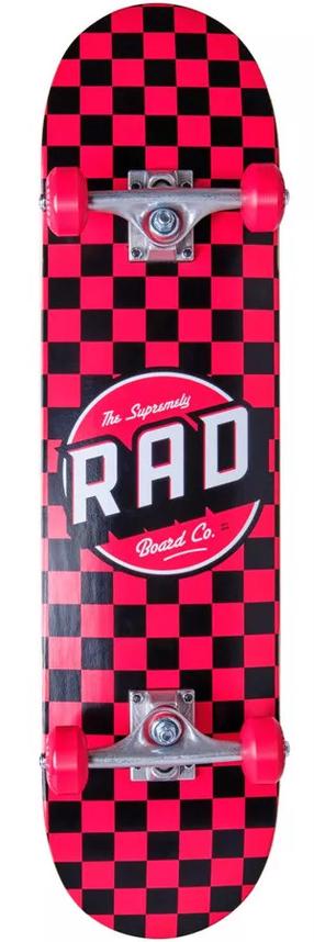 Skrituļdēlis Rad Checkers Complete, melna krās./sarkana krās.