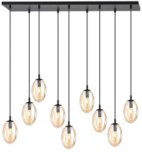 Lampa karināms Emibig Astral 9 BL, E14, 9, melna krās./dzeltena krās. / melna krās., 10 x 20 cm