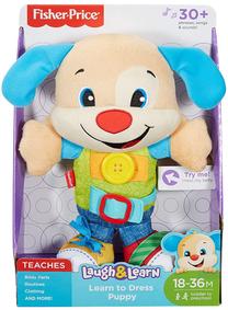 Lavinamasis žaislas kūdikiui, išmok aprengti šuniuką Mattel Fisher Price Laugh & Learn, 33 cm, įvairių spalvų