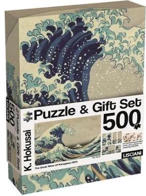 Puzle Lisciani Hokusai Banga, 50 cm x 25 cm, 500 gab.