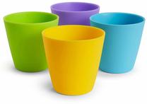 Vaikiškas puodelis Munchkin Multi, 237 ml, 18 mėn., plastikas, mėlyna sp./geltona sp./žalia sp.