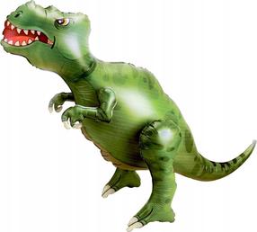 Fooliumist õhupall erikujuga GoDan 3D Tyrannosaurus, roheline v.