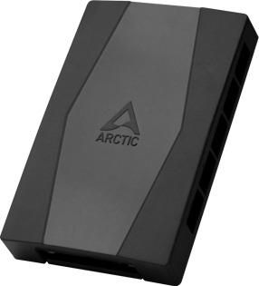 Korpuse ventilaatori kontroller Arctic 10 Port PWM Fan Hub with SATA Power, 50 g, 8.63 cm, must v.