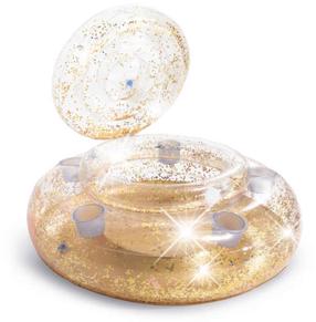 Pripučiamas plaustas Intex 986015, aukso, 74 cm x 74 cm x 33 cm