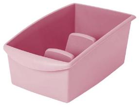 Söögiriistade alus Branq, 22 cm x 16 cm x 11 cm, plastik, roosa v.