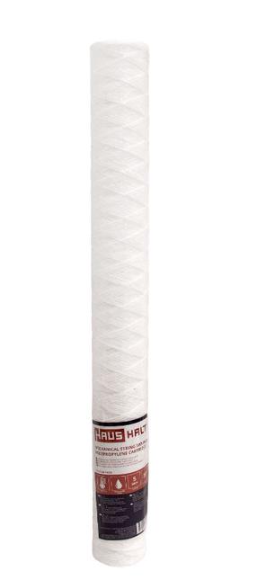 Keermestatud filtrikassett mehhaanilise puhastuse Haushalt PPW-20A, polüpropeen, 20", 5 mikronit