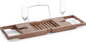 Vannas plaukts Zeller, 105 cm x 4 cm x 22 cm, brūna krās.