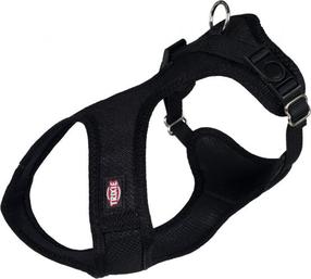 Petnešos šunims Trixie Comfort Soft, juoda sp., 280 - 400 mm x 15 mm, XXS/XS