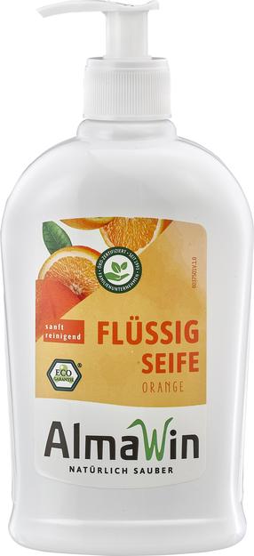 Skystas muilas AlmaWin, apelsinas, 500 ml